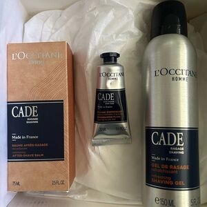 L’Occitane Homme Mens gift set NIB shaving skincare